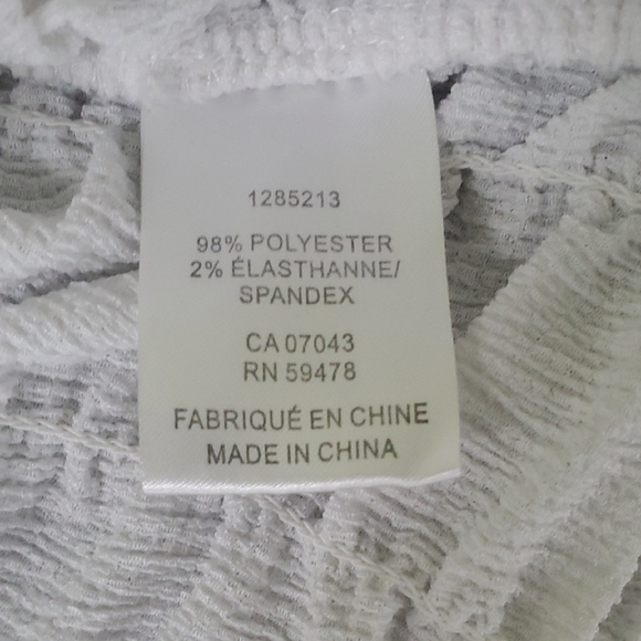 House of Harlow 1960 Ruched Crop Top Cream White Size M Boho Fairycore - Picture 3 of 13